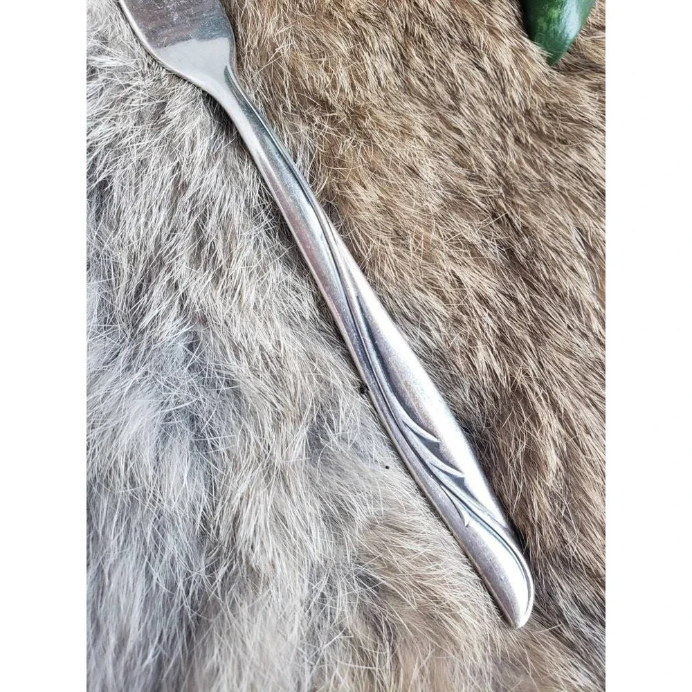 Rostfrei Solingen Small Cold‎ Meat Fork 100 Silverplate Flatware | Vintage